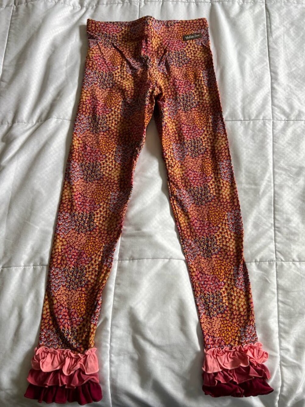 Matilda Jane Clothing Girls Size 10 EUC Late Bloomer Leggings
